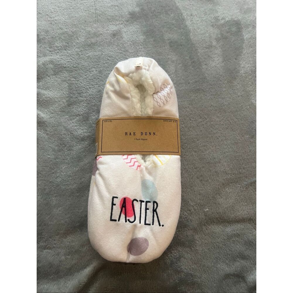 Rae Dunn Easter Slipper Woman’s L/XL 8-10 NEW MSRP $18